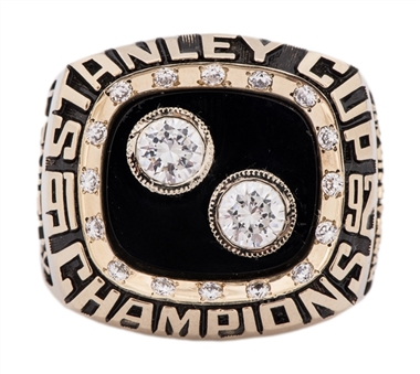 1992 Pittsburgh Penguins Stanley Cup Champions Ring ( Salesman Sample- Lemeiux)